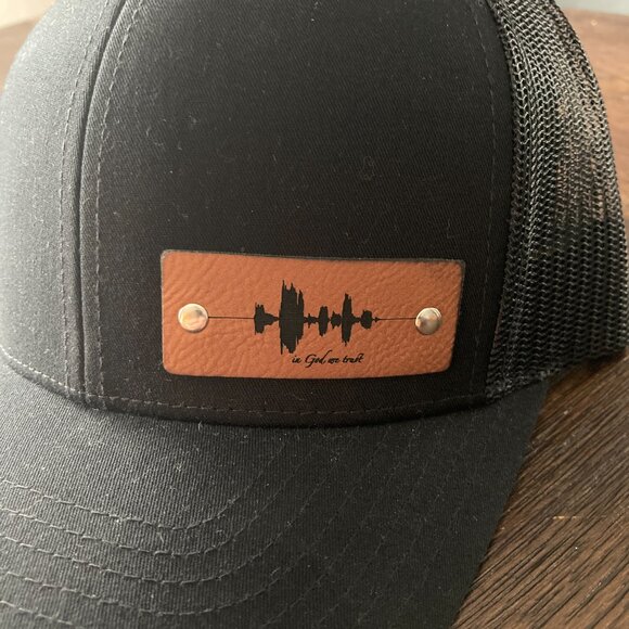 In God We Trust Soundwave Black Snapback Trucker Hat - Picture 3 of 4